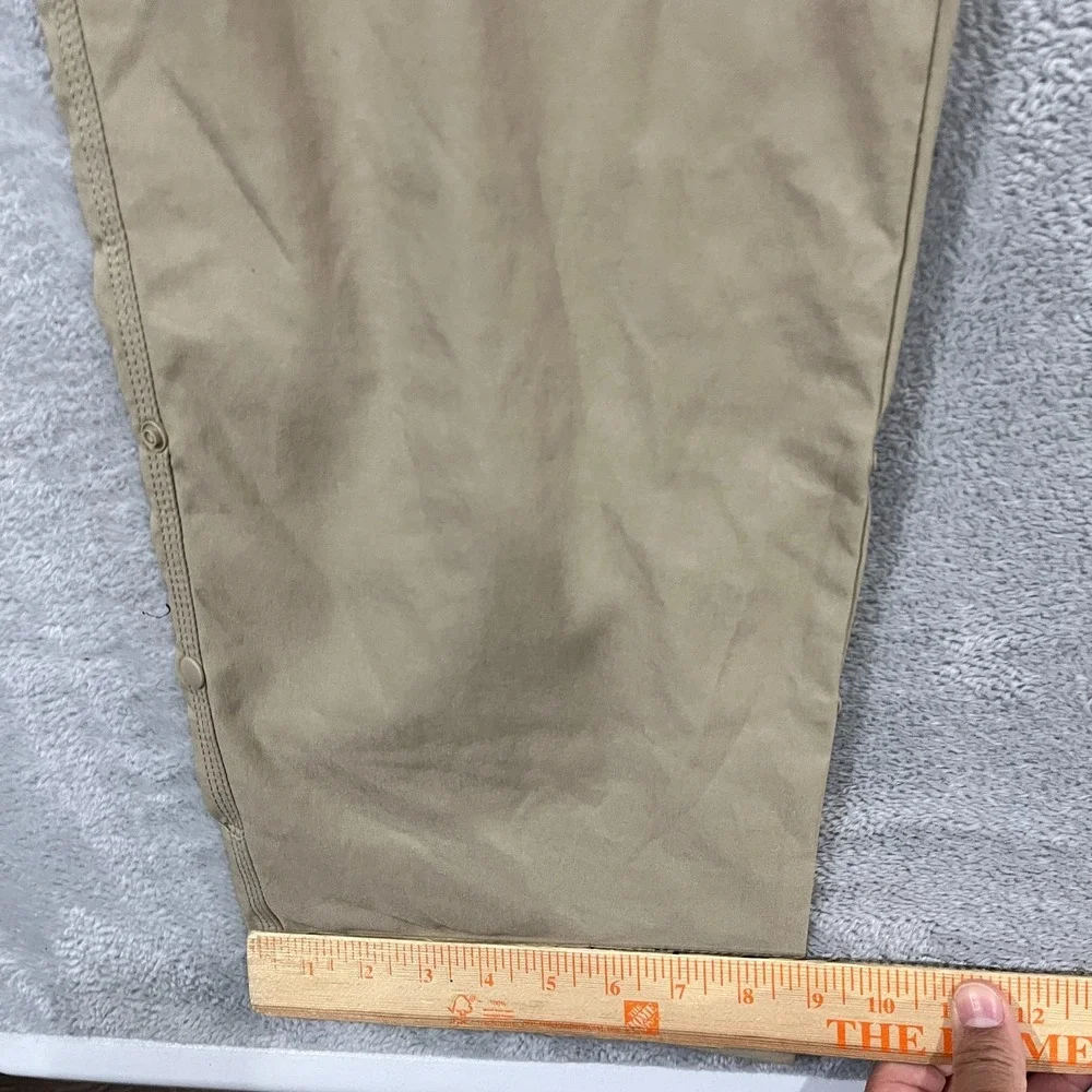 Prana Stretch Zion Slim II Tapered Leg Pants Mens 42x30 Beige Water Repellent